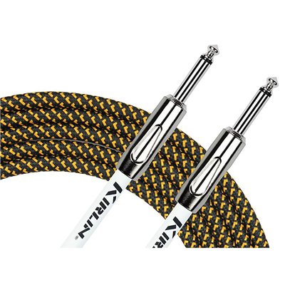 Kirlin Fabric 20' Cable Straight Yellow