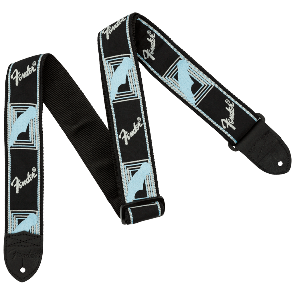 Fender 2' Mono Strap Black/Grey/Blue