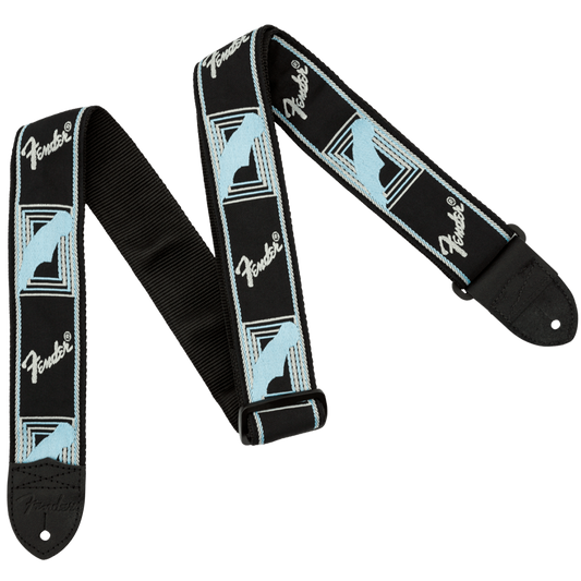 Fender 2' Mono Strap Black/Grey/Blue