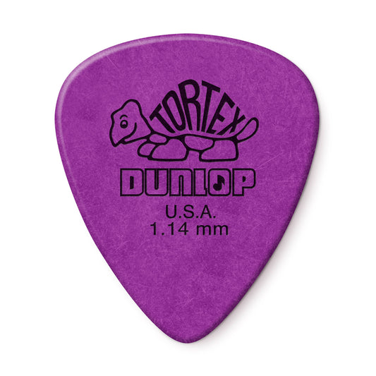 Dunlop Tortex Purple 1.14mm Guitar Pick 6 Pack
