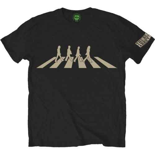 THE BEATLES UNISEX T-SHIRT: ABBEY ROAD SILHOUETTE