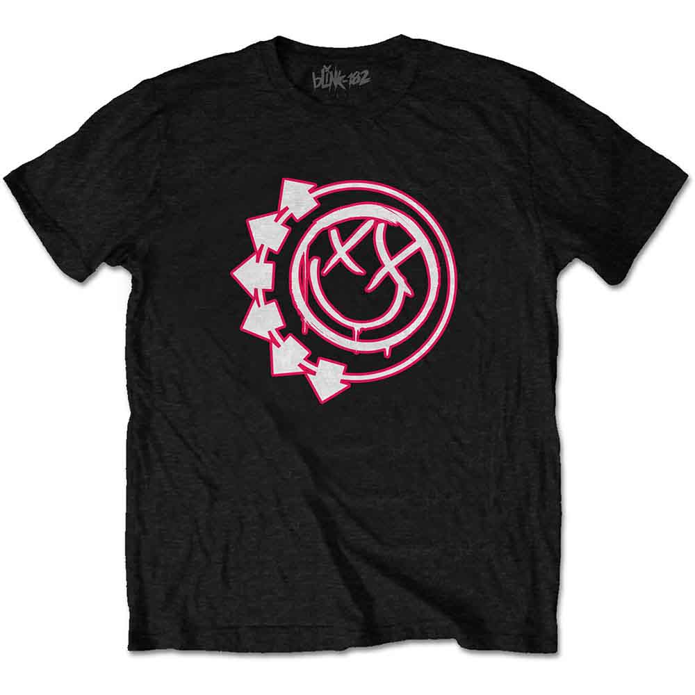 BLINK-182 UNISEX T-SHIRT: SIX ARROW SMILE