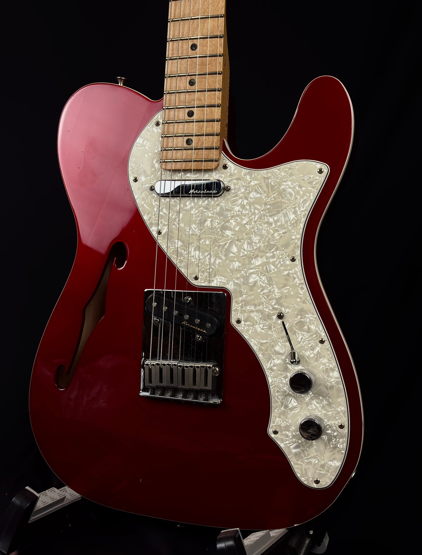 Fender Deluxe Tele Thinline Candy Apple Red (Pre-Owned)