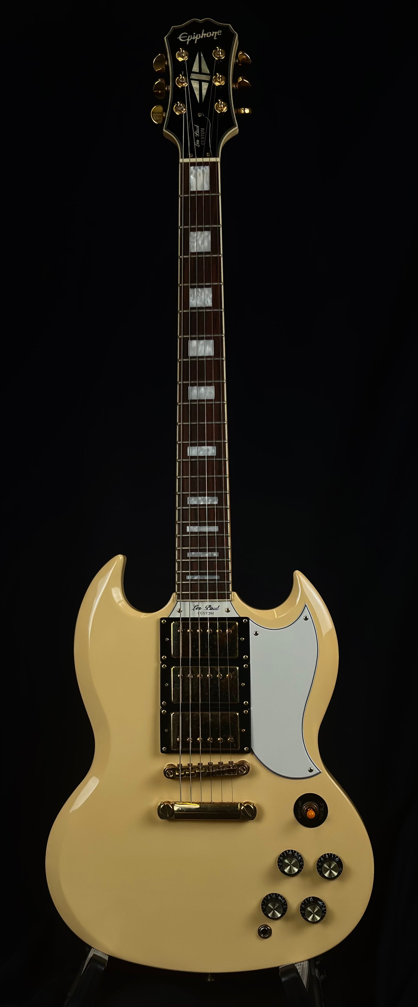 Epiphone G-400 Les Paul Custom Antique Ivory (Pre-Owned)
