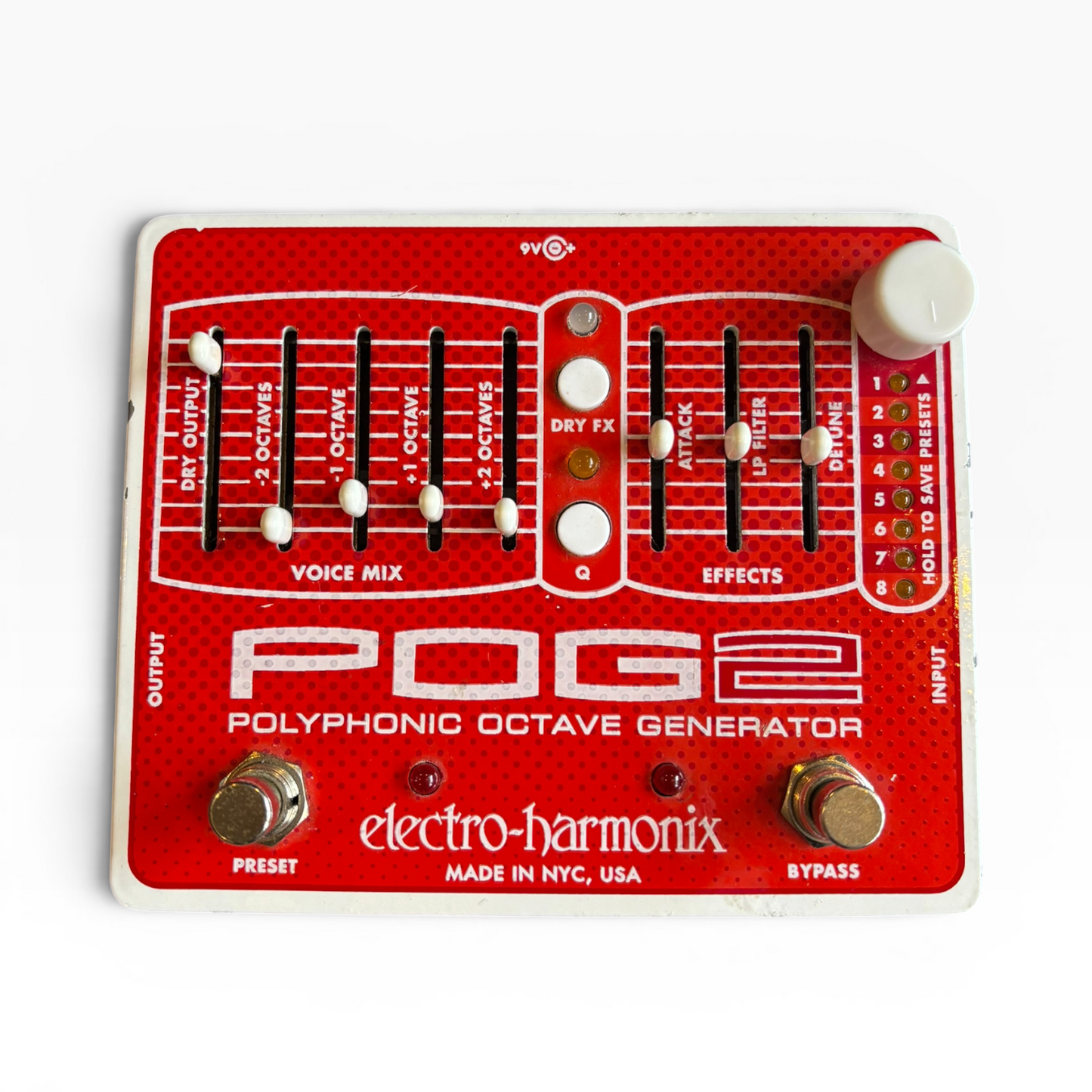 EHX POG 2 Polyphonic Octave Generator (Pre-Owned)