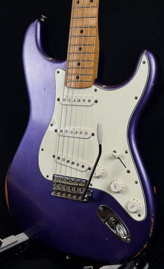 Fender FSR Vintera Road Worn Mischief Maker Stratocaster Metallic Purple (Pre-Owned)