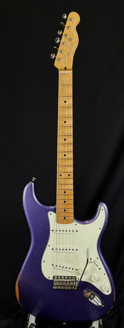 Fender FSR Vintera Road Worn Mischief Maker Stratocaster Metallic Purple (Pre-Owned)