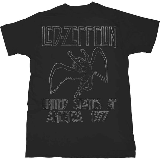 LED ZEPPELIN T-SHIRT: USA '77