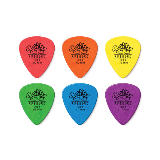 Dunlop Tortex Variety Guitar Pick 6 Pack
