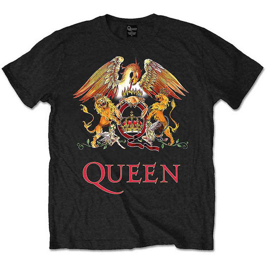 QUEEN T-SHIRT: QUEEN CREST