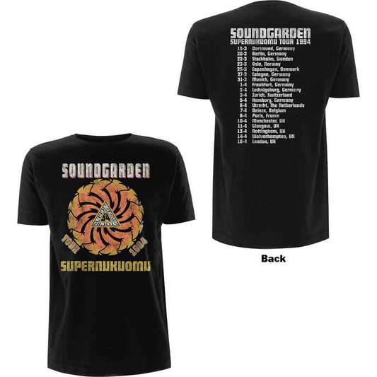 SOUNDGARDEN UNISEX T-SHIRT: SUPERUNKNOWN '94 TOUR