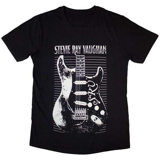 STEVIE RAY VAUGHAN UNISEX T-SHIRT: BLACK