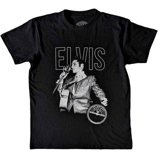 ELVIS SUN RECORDS UNISEX T-SHIRT: ELVIS LIVE