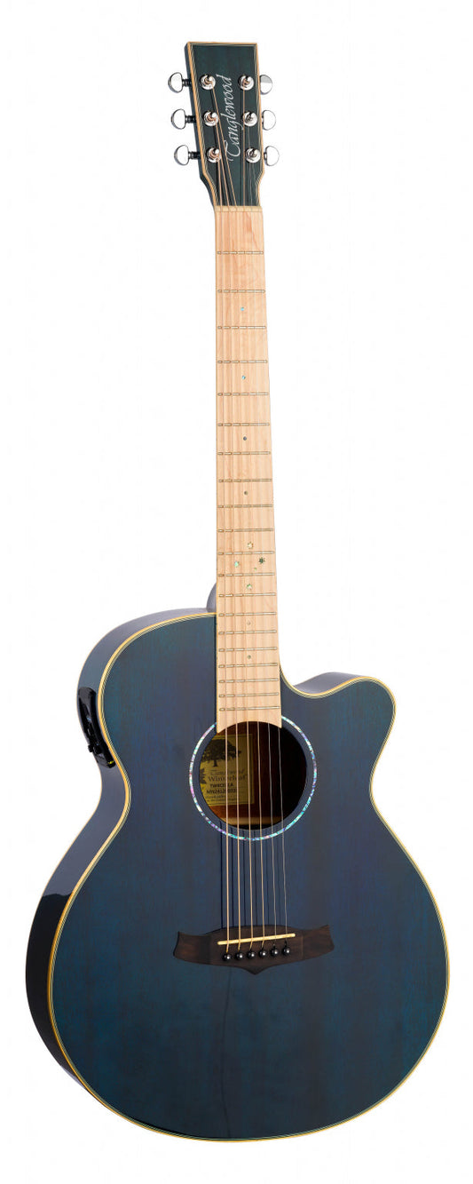 Tanglewood TW4CE BLA Blue Gloss