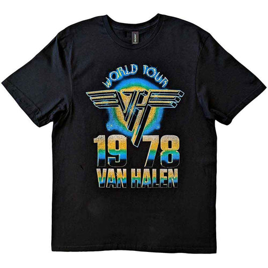 VAN HALEN T-SHIRT: WORLD TOUR '78