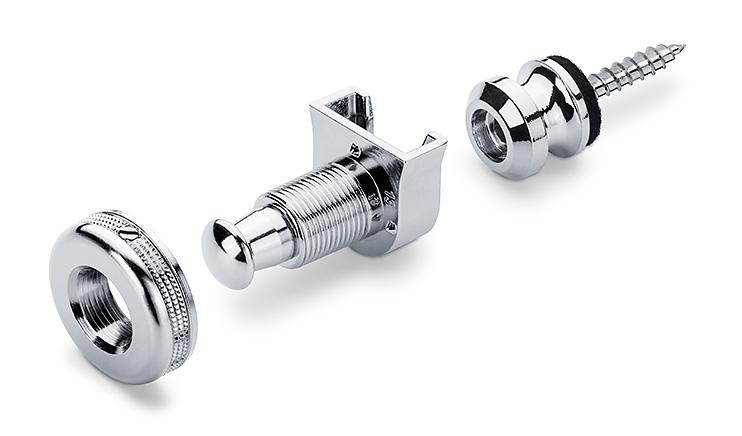 Schaller S Strap Locks Pair Chrome