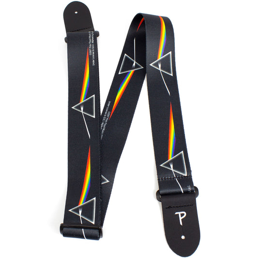Pink Floyd Guitar Strap (Poly): Dark Side of the Moon (Black)