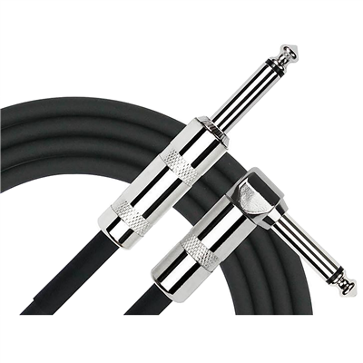 Kirlin Deluxe Straight to Angle 10' Cable Black