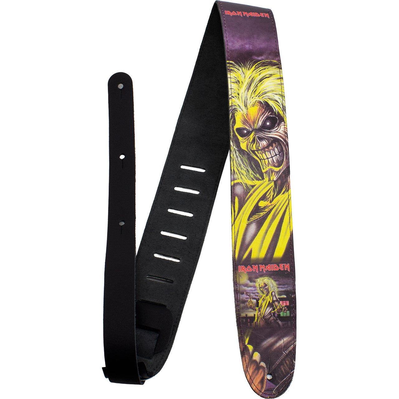 Iron Maiden Guitar Strap (Leather): Killers (Black)