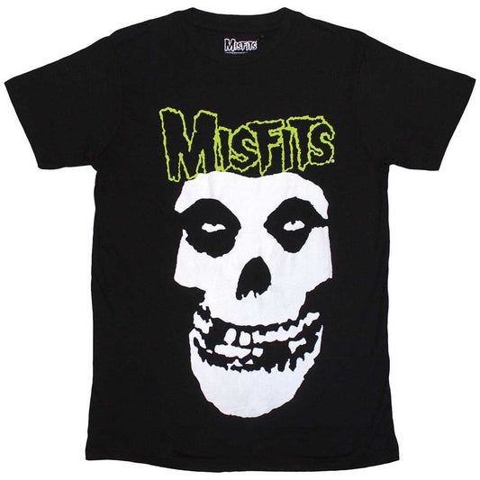Misfits Unisex T-Shirt: Skull & Logo (Black)