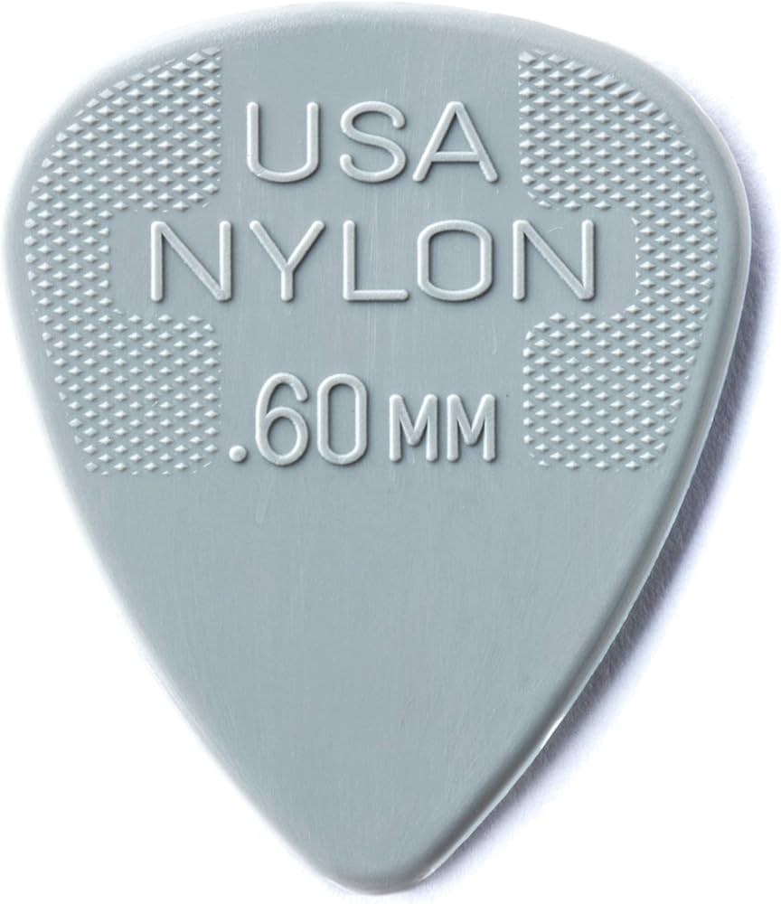 Dunlop Nylon Standard Grey .60mm 6 Pack