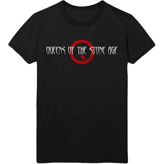 Queens Of The Stone Age Unisex T-Shirt: Text Logo (Black)