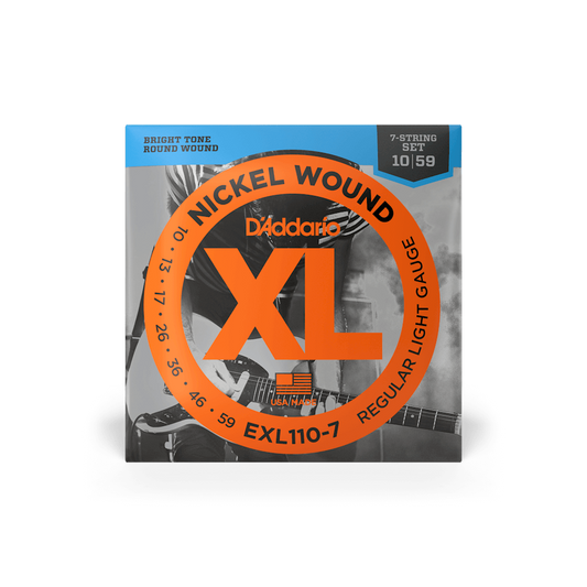 D'Addario EXL110-7 Set 10-59 Gauge Strings for 7 String